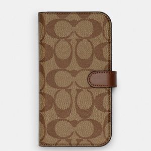 Iphone 13 Pro Max Folio In Signature Canvas